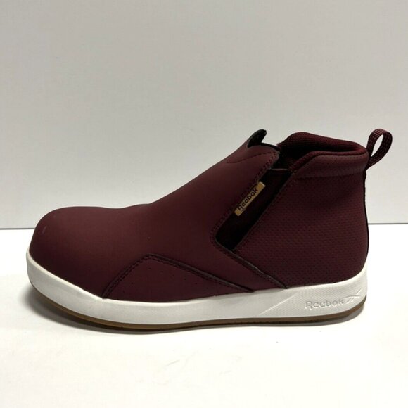 Reebok Shoes - Reebok Womens Ever Road 3 DMX Work Hi Top Sneaker Burgundy Size 8.5Wide